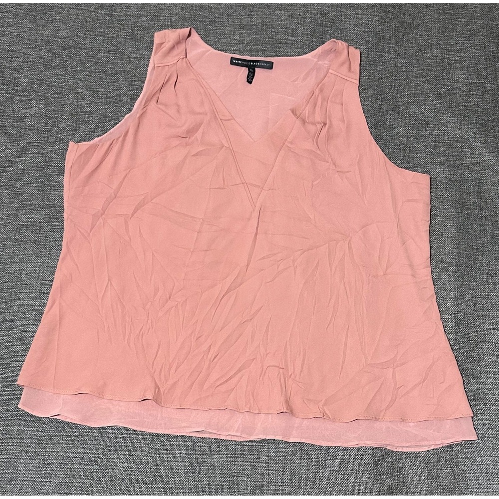 White‎ House Black Market Women's XL Sleeveless Pullover Blouse